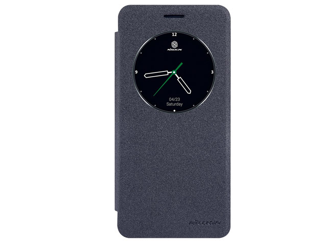 Чехол Nillkin Sparkle Leather Case для Samsung Galaxy Note 7 (темно-серый, винилискожа)