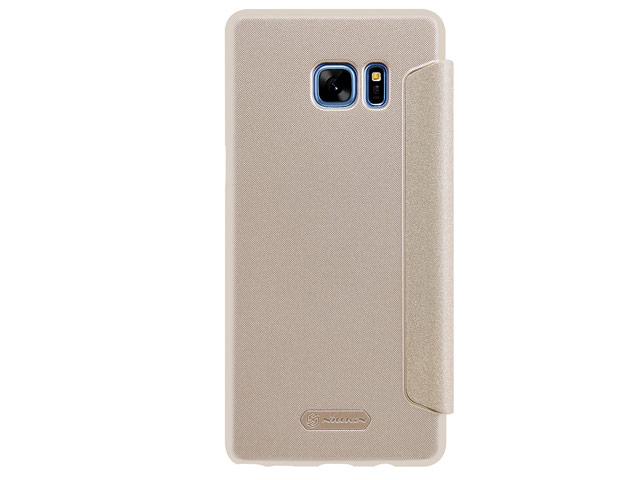 Чехол Nillkin Sparkle Leather Case для Samsung Galaxy Note 7 (золотистый, винилискожа)