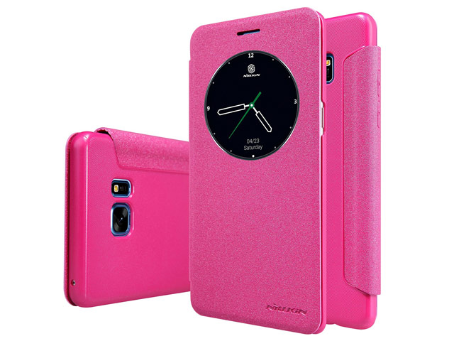 Чехол Nillkin Sparkle Leather Case для Samsung Galaxy Note 7 (розовый, винилискожа)