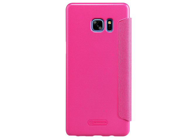 Чехол Nillkin Sparkle Leather Case для Samsung Galaxy Note 7 (розовый, винилискожа)