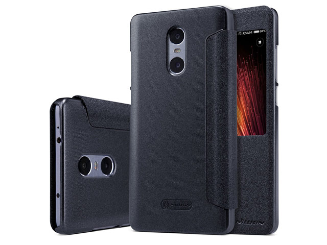 Чехол Nillkin Sparkle Leather Case для Xiaomi Redmi Pro (темно-серый, винилискожа)