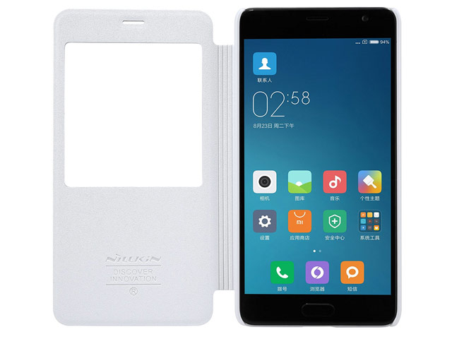 Чехол Nillkin Sparkle Leather Case для Xiaomi Redmi Pro (белый, винилискожа)