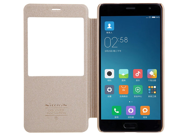 Чехол Nillkin Sparkle Leather Case для Xiaomi Redmi Pro (золотистый, винилискожа)