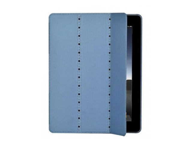 Чехол X-doria SmartStyle case для Apple iPad 2/New iPad (голубой, кожанный)
