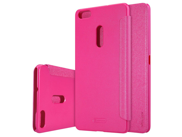 Чехол Nillkin Sparkle Leather Case для Asus Zenfone 3 Ultra ZU680KL (розовый, винилискожа)
