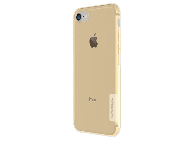 Чехол Nillkin Nature case для Apple iPhone 7 (золотистый, гелевый)