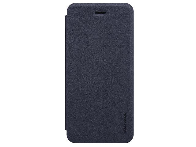 Чехол Nillkin Sparkle Leather Case для Apple iPhone 7 (темно-серый, винилискожа)