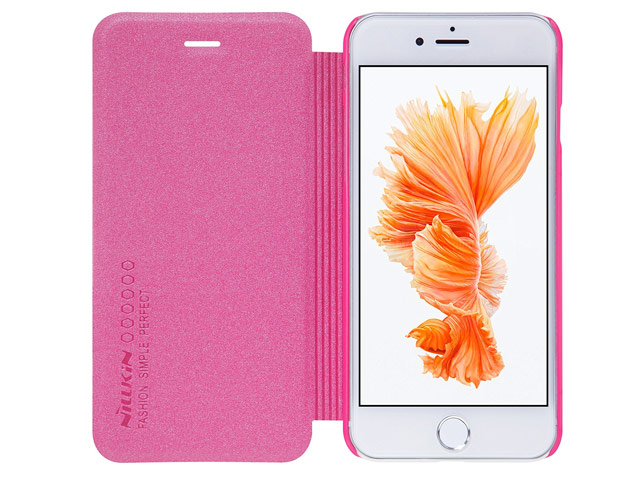 Чехол Nillkin Sparkle Leather Case для Apple iPhone 7 (розовый, винилискожа)