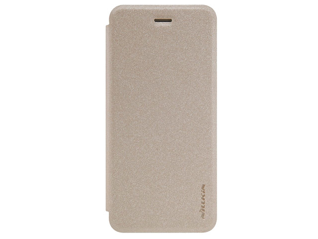 Чехол Nillkin Sparkle Leather Case для Apple iPhone 7 (золотистый, винилискожа)