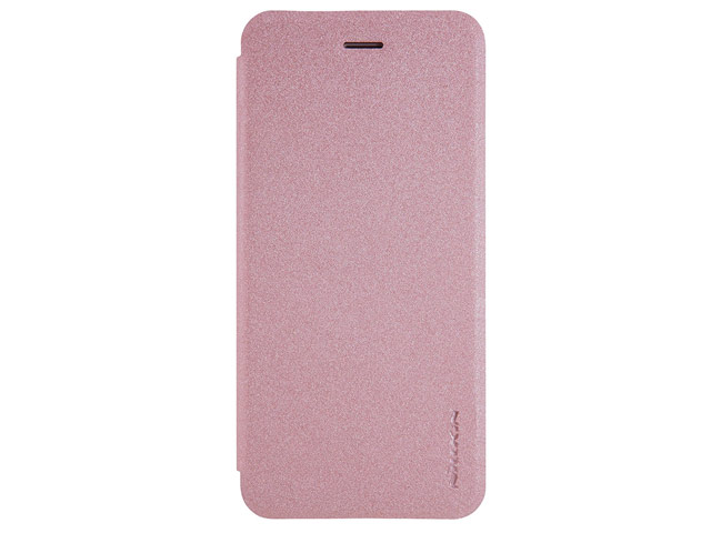 Чехол Nillkin Sparkle Leather Case для Apple iPhone 7 (розово-золотистый, винилискожа)