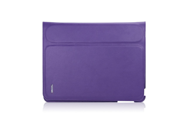 Чехол TS-Case Luxury Case для Apple iPad 2/New iPad (фиолетовый, кожанный)