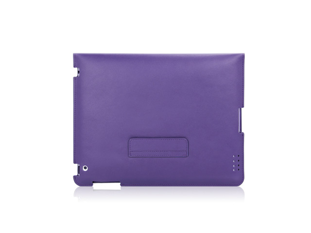 Чехол TS-Case Luxury Case для Apple iPad 2/New iPad (фиолетовый, кожанный)