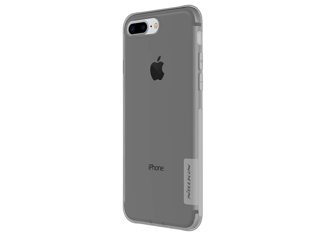Чехол Nillkin Nature case для Apple iPhone 7 plus (серый, гелевый)