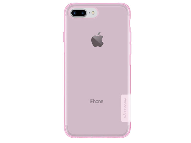 Чехол Nillkin Nature case для Apple iPhone 7 plus (розовый, гелевый)