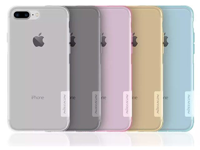 Чехол Nillkin Nature case для Apple iPhone 7 plus (розовый, гелевый)