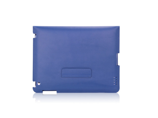 Чехол TS-Case Luxury Case для Apple iPad 2/New iPad (голубой, кожанный)