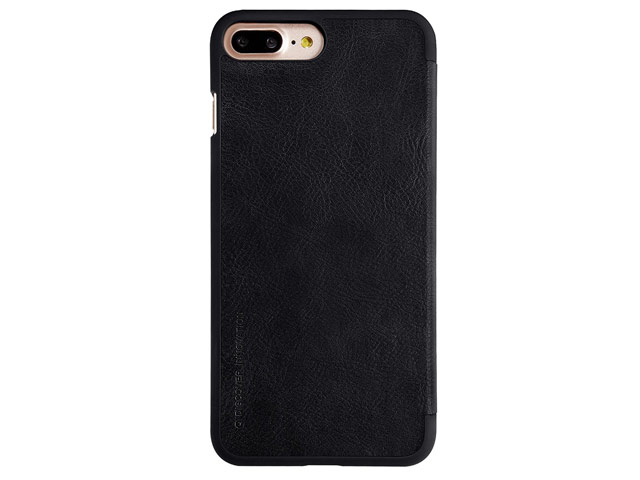 Чехол Nillkin Qin leather case для Apple iPhone 7 plus (черный, кожаный)