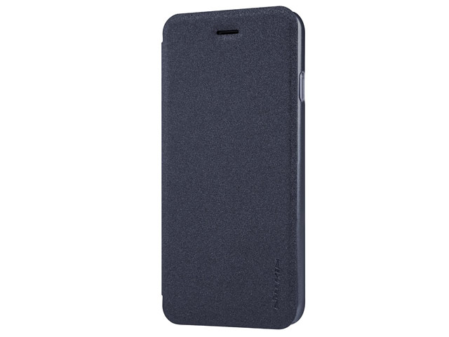 Чехол Nillkin Sparkle Leather Case для Apple iPhone 7 plus (темно-серый, винилискожа)