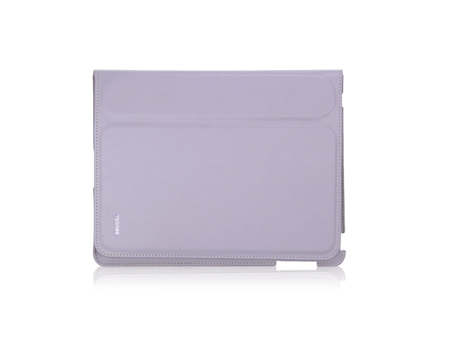 Чехол TS-Case Luxury Case для Apple iPad 2/New iPad (серый, кожанный)