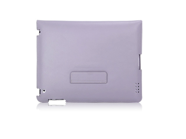 Чехол TS-Case Luxury Case для Apple iPad 2/New iPad (серый, кожанный)