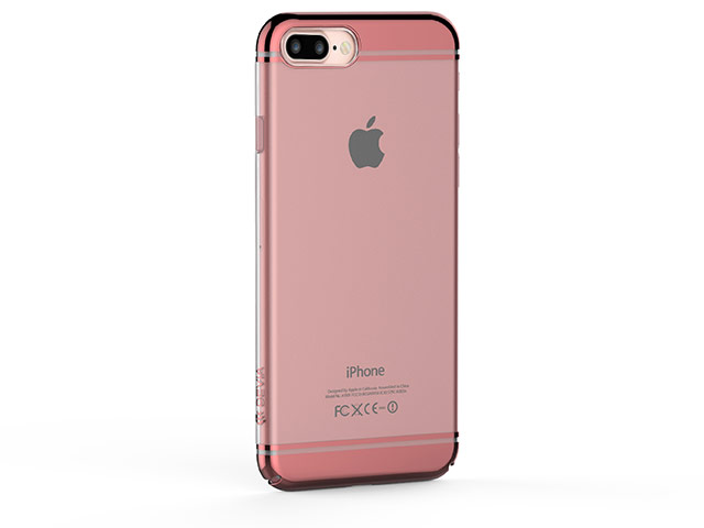 Чехол Devia Glimmer 2 case для Apple iPhone 7 plus (розово-золотистый, пластиковый)