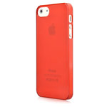 Чехол Devia Frosted Hard case для Apple iPhone SE (красный, пластиковый)