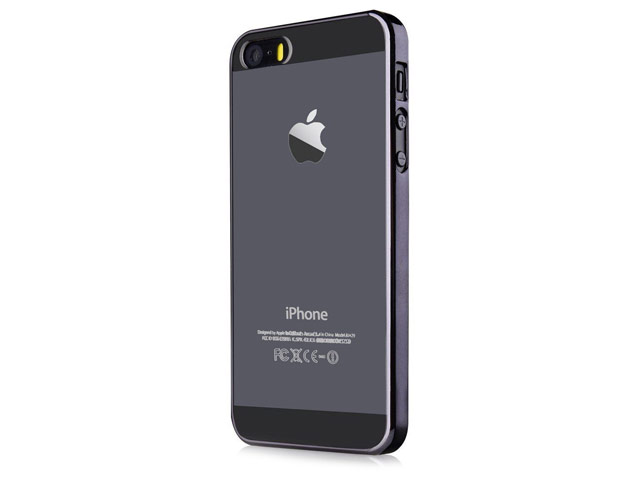 Чехол Devia Glimmer case для Apple iPhone SE (черный, пластиковый)