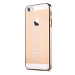 Чехол Devia Glimmer case для Apple iPhone SE (золотистый, пластиковый)