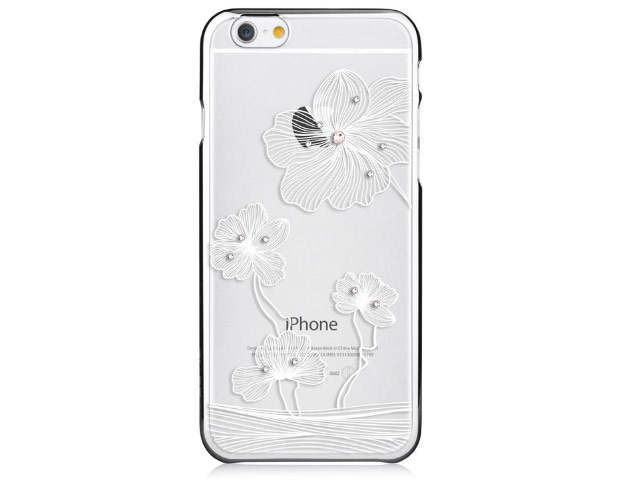 Чехол Comma Crystal Flora 360 для Apple iPhone 6S (серебристый, пластиковый)