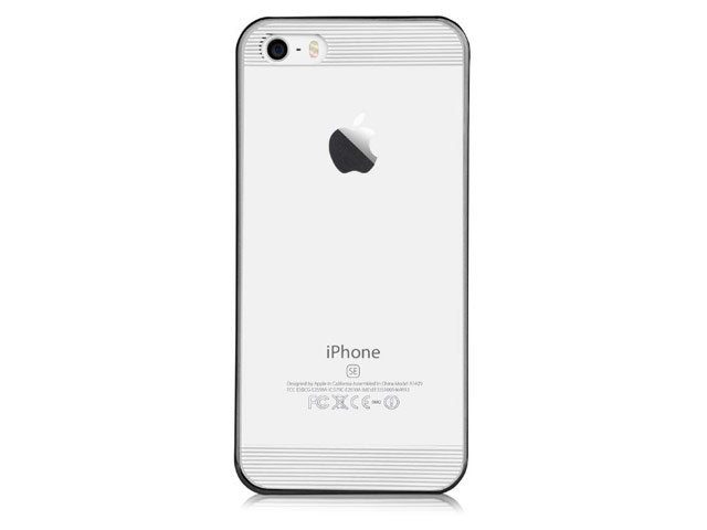 Чехол Comma Brightness для Apple iPhone SE (черный, пластиковый)