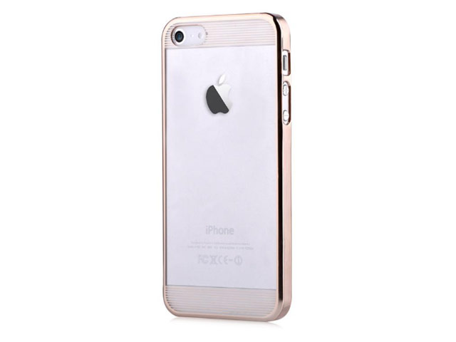 Чехол Comma Brightness для Apple iPhone SE (золотистый, пластиковый)