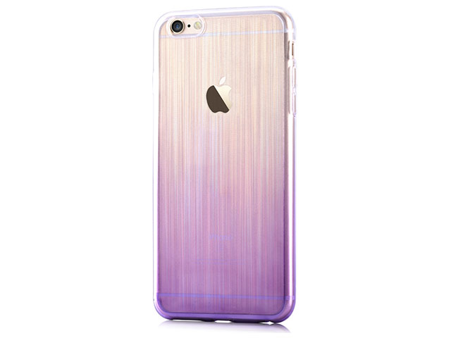 Чехол Devia Gradient case для Apple iPhone 6S (фиолетовый, гелевый)