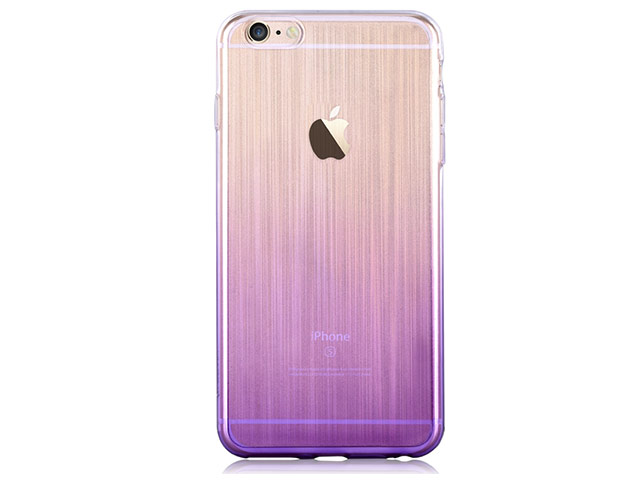 Чехол Devia Gradient case для Apple iPhone 6S (фиолетовый, гелевый)