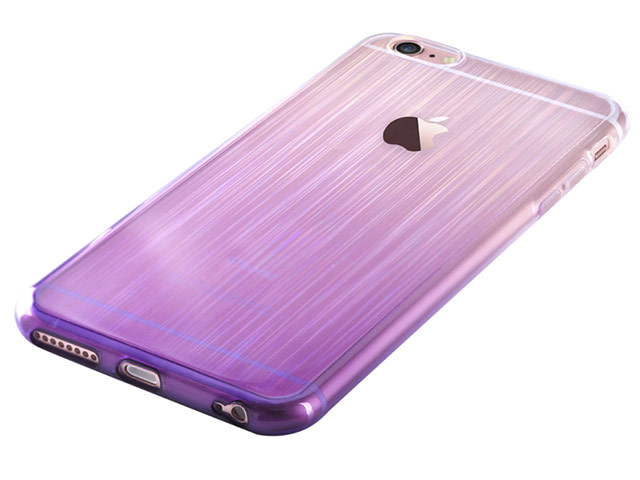 Чехол Devia Gradient case для Apple iPhone 6S (фиолетовый, гелевый)