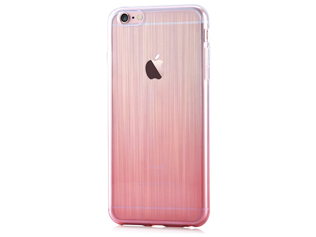 Чехол Devia Gradient case для Apple iPhone 6S (розовый, гелевый)