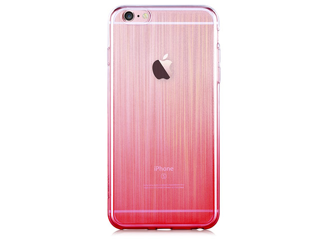 Чехол Devia Gradient case для Apple iPhone 6S (розовый, гелевый)