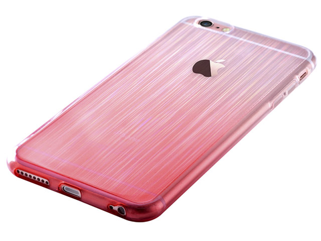 Чехол Devia Gradient case для Apple iPhone 6S (розовый, гелевый)