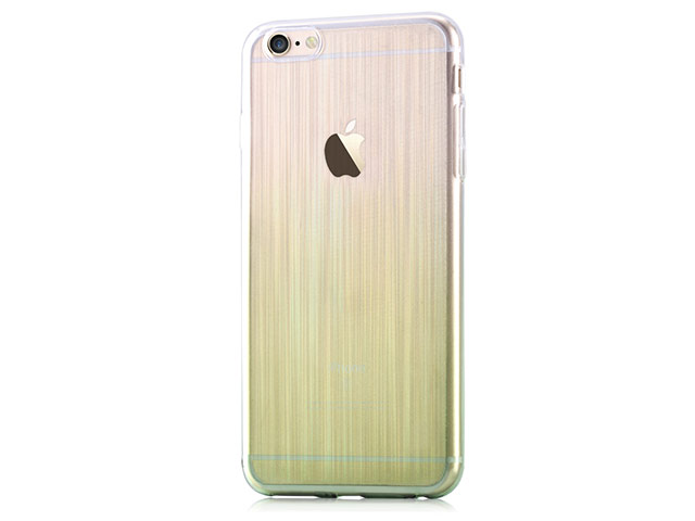 Чехол Devia Gradient case для Apple iPhone 6S (зеленый, гелевый)