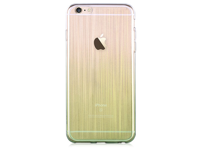 Чехол Devia Gradient case для Apple iPhone 6S (зеленый, гелевый)