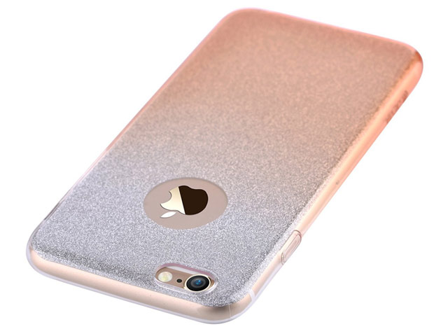 Чехол Devia Sparkling case для Apple iPhone 6S (оранжевый, гелевый)