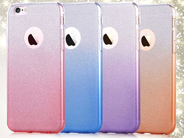 Чехол Devia Sparkling case для Apple iPhone 6S (оранжевый, гелевый)