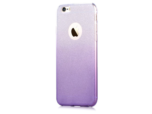 Чехол Devia Sparkling case для Apple iPhone 6S (фиолетовый, гелевый)