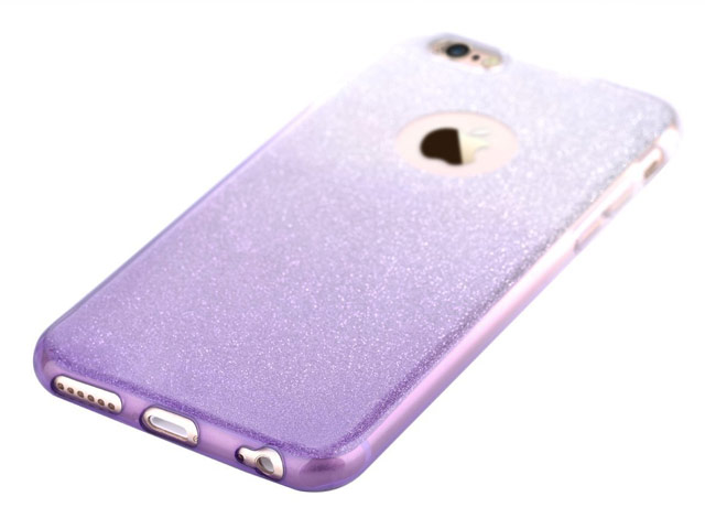 Чехол Devia Sparkling case для Apple iPhone 6S (фиолетовый, гелевый)