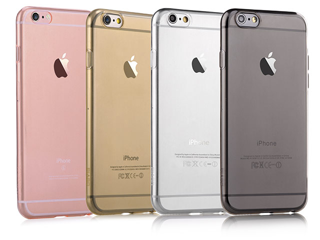 Чехол Devia Naked case для Apple iPhone 6S (золотистый, гелевый)