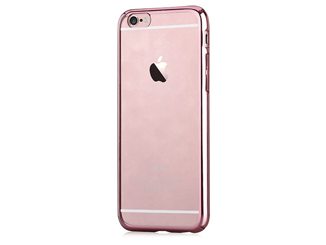 Чехол Devia Glimmer 360 для Apple iPhone 6S (розово-золотистый, пластиковый)