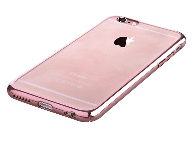 Чехол Devia Glimmer 360 для Apple iPhone 6S (розово-золотистый, пластиковый)