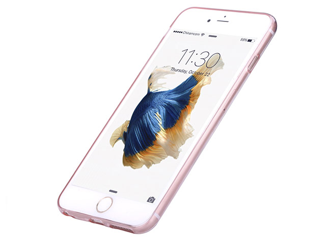 Чехол Devia Sparkle case для Apple iPhone 6S (голубой, гелевый)