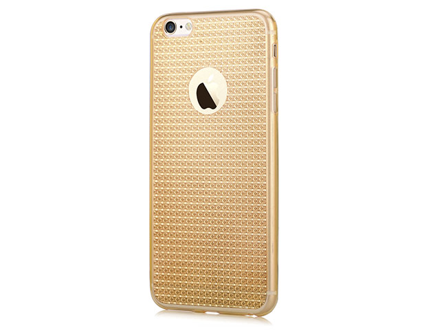 Чехол Devia Sparkle case для Apple iPhone 6S (золотистый, гелевый)