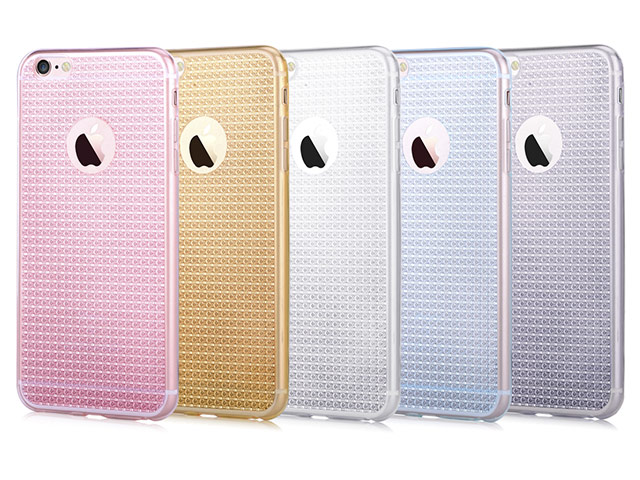 Чехол Devia Sparkle case для Apple iPhone 6S (прозрачный, гелевый)