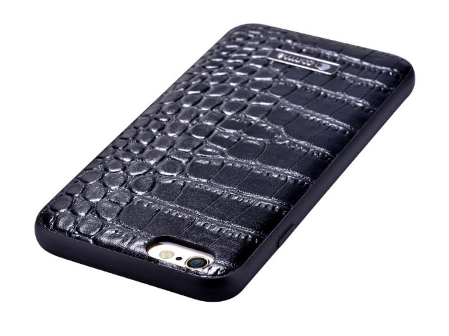 Чехол Comma Croco Leather case для Apple iPhone 6S (черный, кожаный)